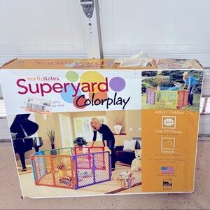 North States Superyard Colorplay Play Yard